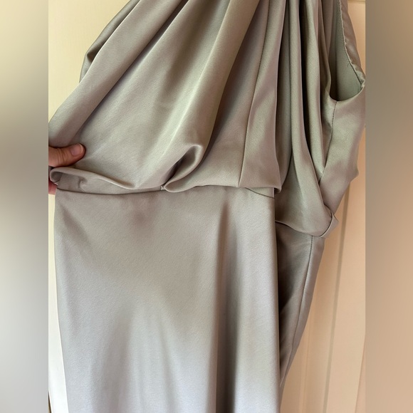 ASOS Silver/Gray Bridesmaid Dress - Picture 5 of 9